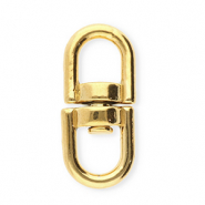 Zubehör aus Stainless Steel - Rostfreiem Stahl Schlüssel Anhänger Oval Gold