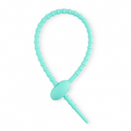 Farbiges Zubehör Zierkabelbinder aus Silikon Turquoise