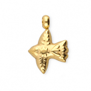 BY31® Anhänger aus Stainless Steel - Rostfreiem Stahl Bird Gold