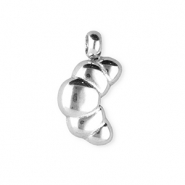 BY31® Anhänger aus Stainless Steel - Rostfreiem Stahl Croissant Silver