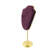 Schmuck Display Büste für Ketten Dark purple-gold