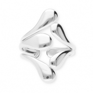 Stainless Steel - Rostfrei Stahl Ringe Drops Silver