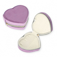 Schmuckschatulle f&uuml;r die Reise Heart Purple