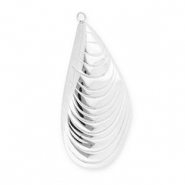 Anhänger aus Stainless Steel - Rostfreiem Stahl Mussel Silver