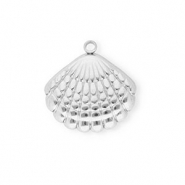 Anhänger aus Stainless Steel - Rostfreiem Stahl Shell Silver