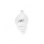 Anhänger aus Stainless Steel - Rostfreiem Stahl Shell Silver