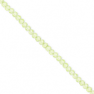 Facetten Top Glas Perlen 3x2 mm Rondellen Light green