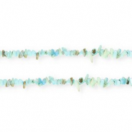 Perle Muschel Chipstone Blue