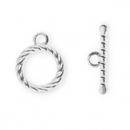 Zubeh&ouml;r aus Stainless Steel - Rostfreiem Stahl Kapitelverschluss Silver