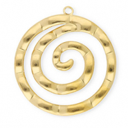 Anh&auml;nger aus Stainless Steel - Rostfreiem Stahl Spiral Gold