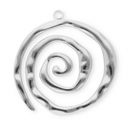 Anh&auml;nger aus Stainless Steel - Rostfreiem Stahl Spiral Silver