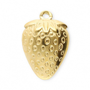 Anh&auml;nger aus Stainless Steel - Rostfreiem Stahl Strawberry Gold