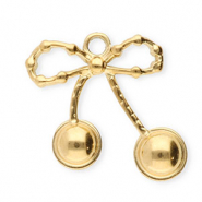 Anh&auml;nger aus Stainless Steel - Rostfreiem Stahl Cherries Gold