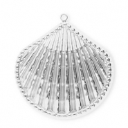 Anh&auml;nger aus Stainless Steel - Rostfreiem Stahl Shell Silver