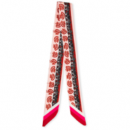 Bandana Schal with Sea Life Rust red-light pink-brown