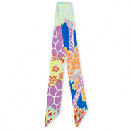 Bandana Schal with Giraffe Multicolour