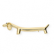 Broschen Dachshund Gold