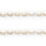 TQ Süsswasser Perlen Rice 7x5 mm Natural white