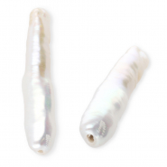 TQ Süsswasser Perlen Irregular high luster Natural white