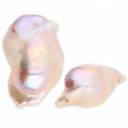 TQ Süsswasser Perlen Baroque Natural pink