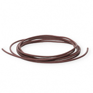 DQ Leder rund 1&nbsp;mm Brown