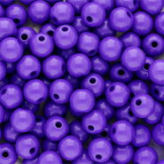 8 mm Perlen aus Acryl Shiny Dark purple