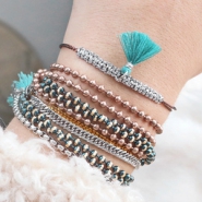 Inspirationsets Armbänder mit Ballchain, RVS und Metall Style Wire