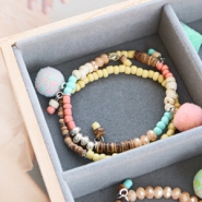 Inspirationsets Karibischer Schmuck aus Kokosperlen
