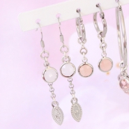 Inspirationsets Schmuck mit Anhängern aus Kristallglas