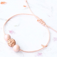 Inspirationsets SUPER Perlen aus Acryl matt mit Pearl Coating + Strass Perlen