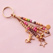 Inspirationsets Handgemacher Schmuck mit Holz Perlen + Buchstaben Perlen