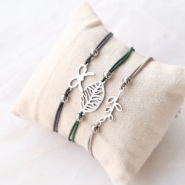 Inspirationsets Schmuck mit Anhängern und Zwischenstücken aus Stainless Steel