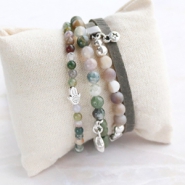 Inspirationsets Machen Sie diese Armbänder mit neuen Naturstein Perlen