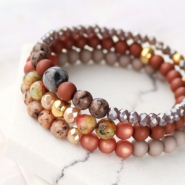 Inspirationsets Trendalarm: Schmuck mit Natursteinperlen