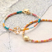 Inspirationsets Machen Sie fröhliche Armbänder mit Sommer Rocailles