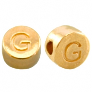 Metall DQ Perlen Buchstabe G Gold (Nickelfrei)