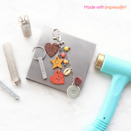 Inspirationsets Accessoires machen mit ImpressArt und DQ Leder Anhängern