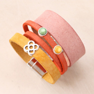 Inspirationsets Wie mache ich ein Armband mit flach Leder DQ?