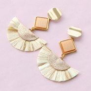 Inspirationsets DIY Ohrringe mit Quaste Perlen Anhänger!