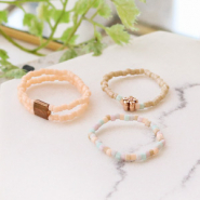 Inspirationsets Schmuck Inspiration mit Miyuki delica’s, tila‘s und Rocailles 