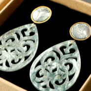 Inspirationsets DIY Ohrringe mit neuen Resin Anhängern
