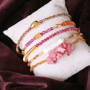 Inspirationsets Schmuck mit den neuesten Facett Kristall Naturstein Perlen?