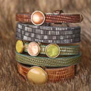 Inspirationsets Wie Sie mit der Cuoio-Kollektion ganz einfach stylische Armbänder kreieren können. 