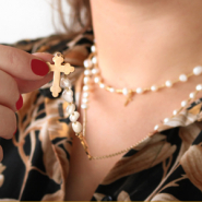 Inspirationsets Trendy Schmuck machen mit religiösen Symbolen