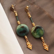 Inspirationsets Ohrringen und Armbändern machen mit Halbedelstein Perlen