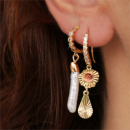 Inspirationsets DIY: Stellen Sie minimalistische Ohrringe mit Brass Metall Anhängern her