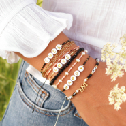 Inspirationsets Modisch! Miyuki Armbänder mit Buchstaben Perlen