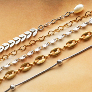Inspirationsets Sie können diese Armbänder und Ohrringe mit Jasseron machen