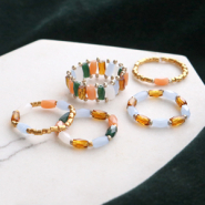 Inspirationsets Diese schönen Ringe mit Facetten Perlen Tube machen