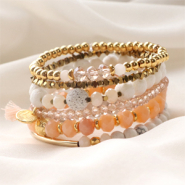 Inspirationsets Kreieren Sie trendige Armbänder mit top Facett  Perlen